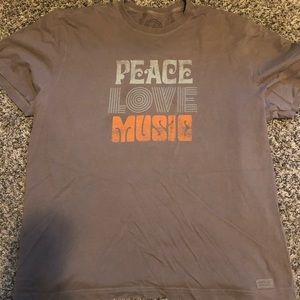 Live is good t shirt